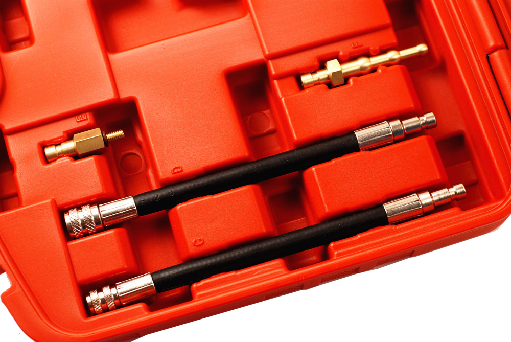 Selta Taiwan 7pc MFI Multi-Port Fuel Injection Pressure Tester Kit Ford, Chrysler, GM etc