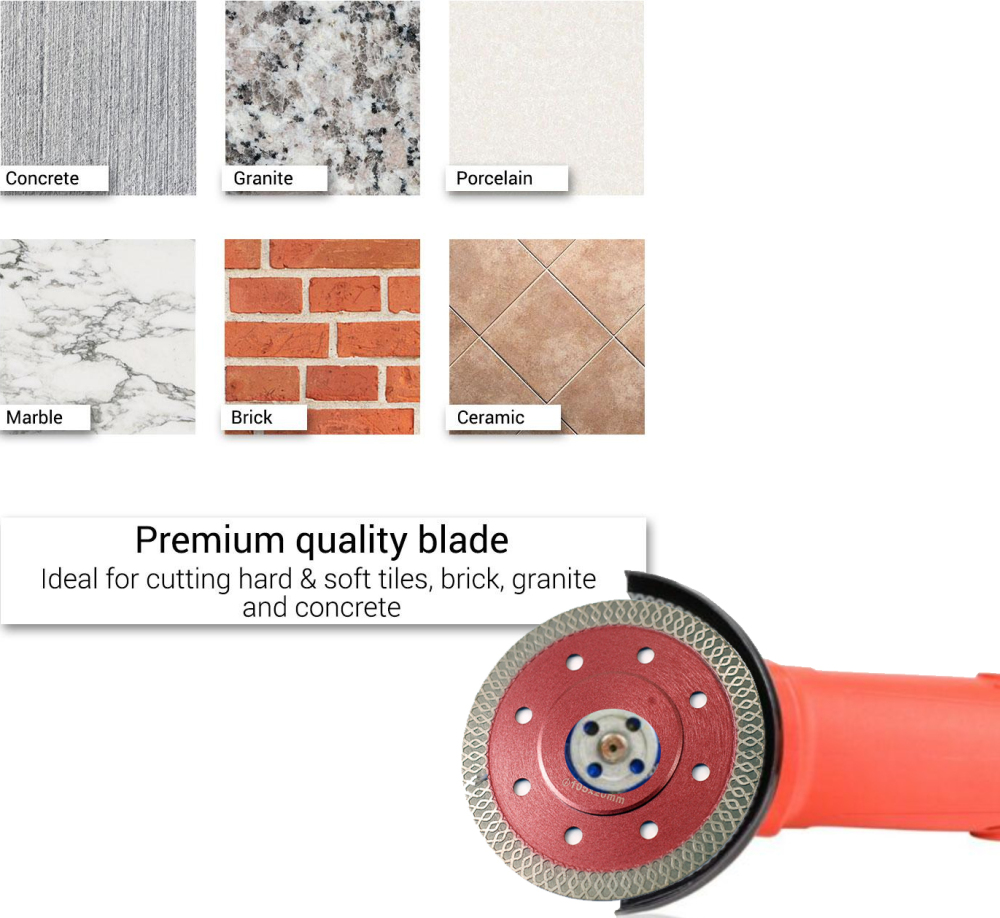 Super Thin Special-Shaped Corrugated Mesh Diamond Grinder Saw Blade Cutting Disc