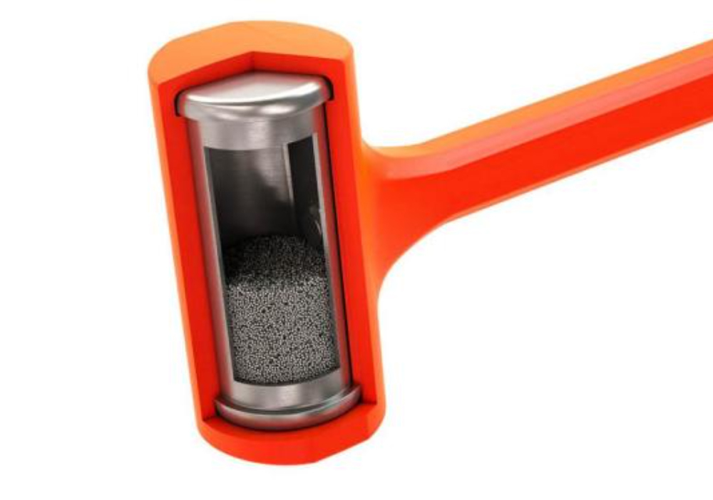 Harden Dead Blow Hammer Poly Jacket Steel Shot Head Eliminates Rebound