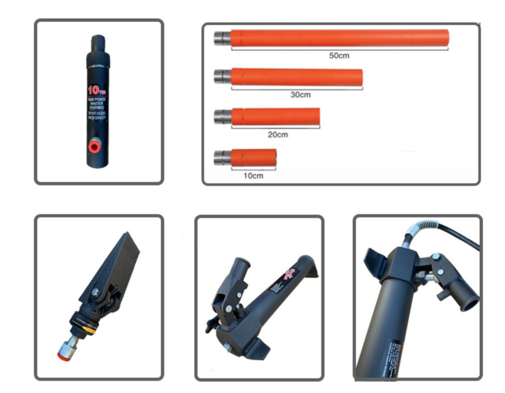 Heavy Duty Porta Power Hydraulic Body Frame Repair Tool Kit-10 Ton Cap.