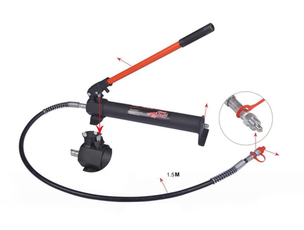Heavy Duty Porta Power Hydraulic Body Frame Repair Tool Kit-10 Ton Cap.