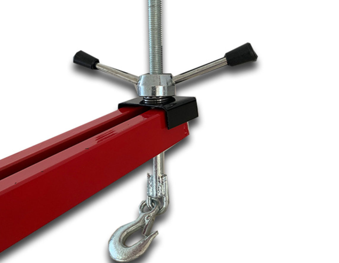 1.5m Auto Car Engine Support Bar Heavy Duty 2 Chains Dual Hooks