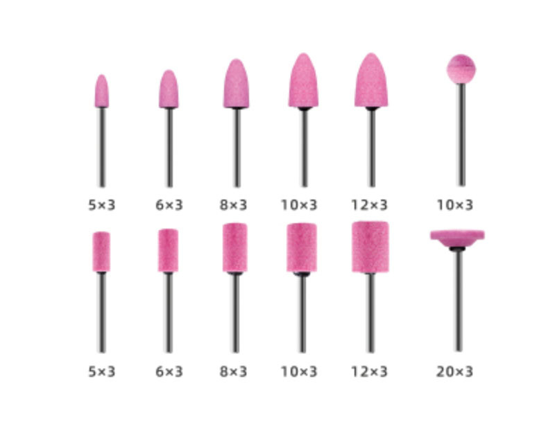 5/10/12/14pcs Mounted Stone Point Abrasive Grinding Wheel Bit Set with 3mm/6mm Shank