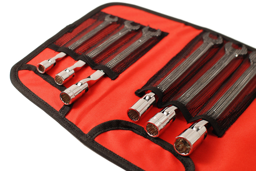 Hinged Swivel Flex-Head Socket Saltus Wrench Open End Scaffolder Spanner 8-22mm