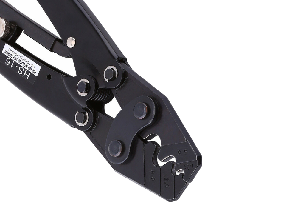 HS-16 Ratchet Crimping Pliers 1.5-16mm2 (AWG 16-5) Cable Wire Terminal Tool