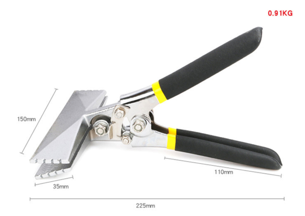 Sheet Metal Seamer Flatten Bending Folding Seaming Crimping Pliers Straight/Bent Jaw