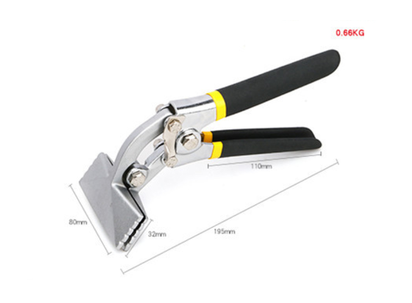 Sheet Metal Seamer Flatten Bending Folding Seaming Crimping Pliers Straight/Bent Jaw
