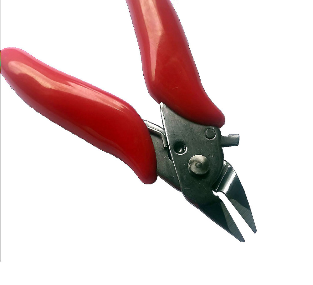 Stainless Steel Alloy 3.5" Cable Flush Cutter Precision Shear Wire Snips Pliers