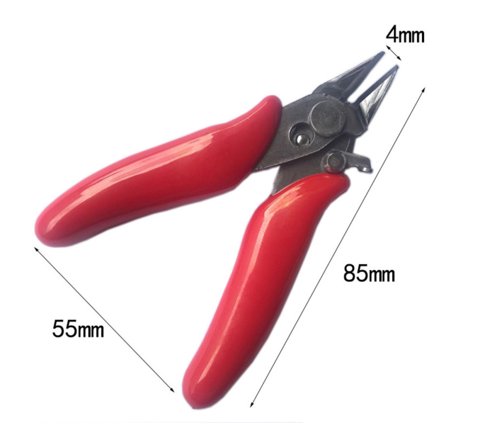 Stainless Steel Alloy 3.5" Cable Flush Cutter Precision Shear Wire Snips Pliers