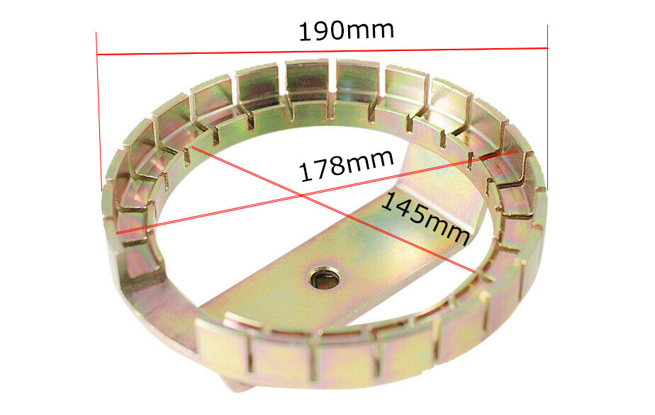 1/2" Dr. 22pt ID/OD 145/190mm Fuel Tank Sender Lid Wrench Mercedes Benz W164 W251