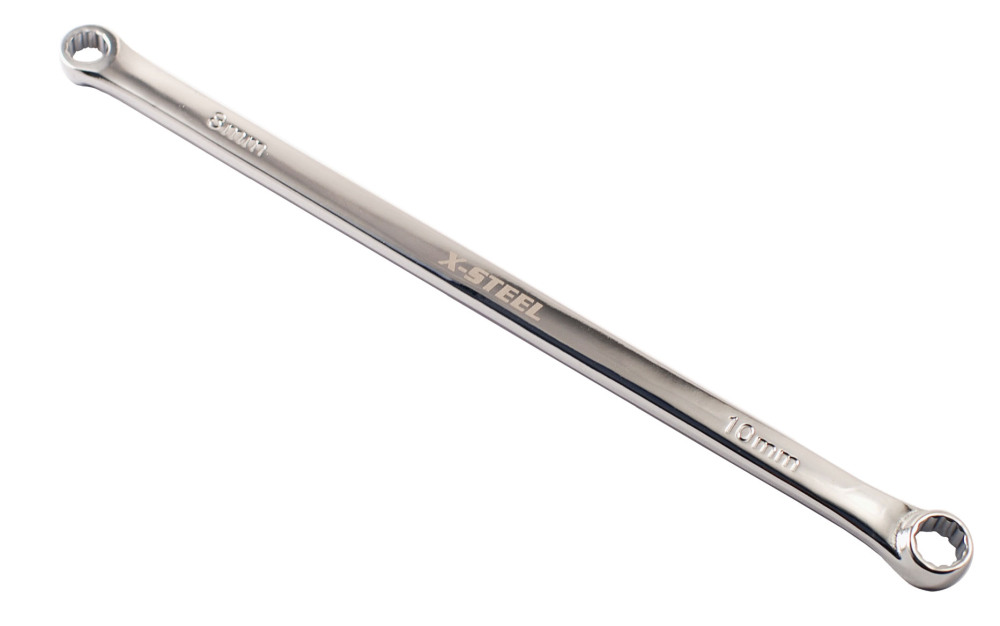 Profession Cr-V Aviation Extra Long Two Flat Ring Spanner Set