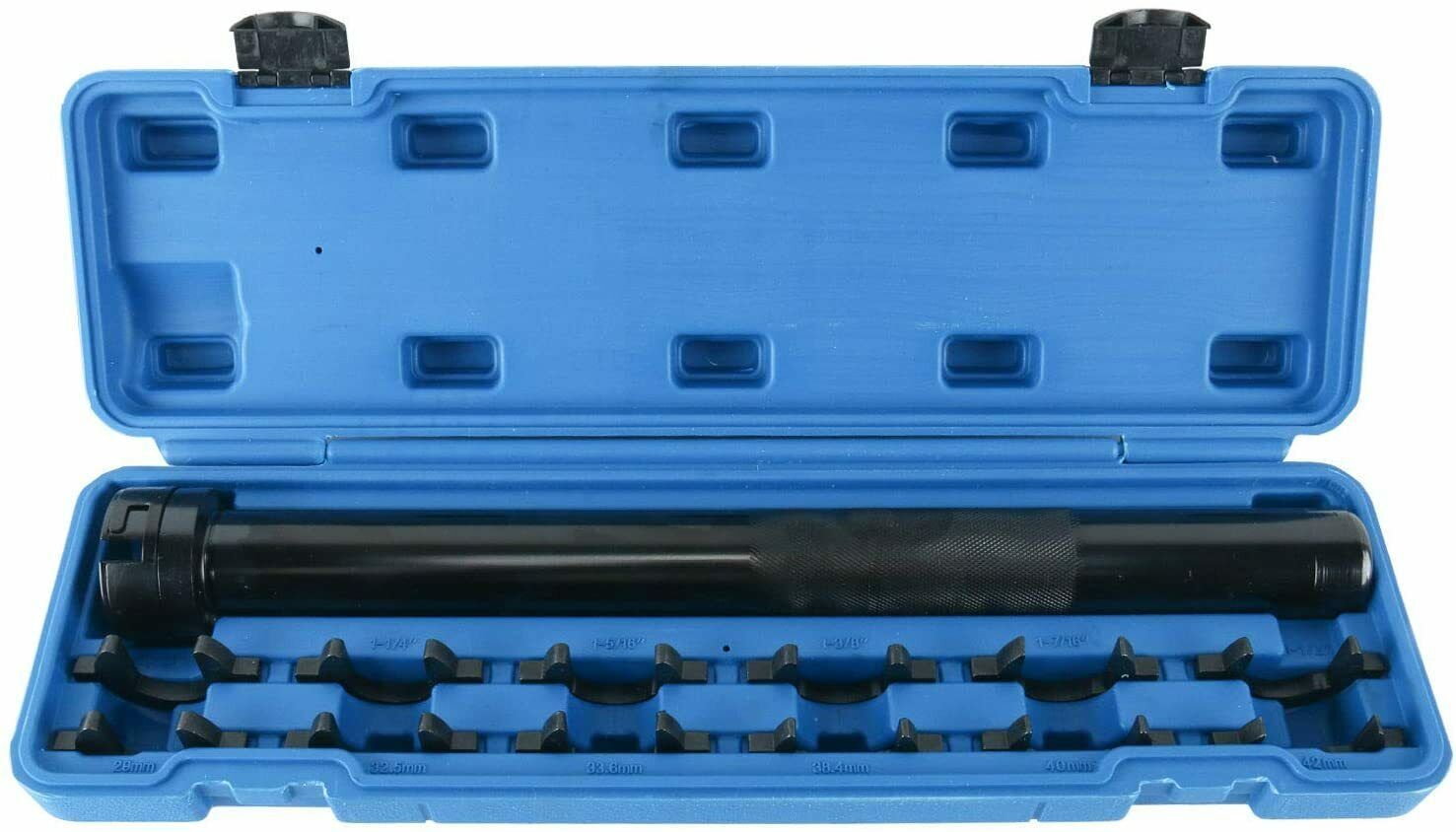 Master Inner Tie 1/2" Dr Rod End Installer Remover Tool Kit Set With 12 Metric & SAE Crows Foot Adaptors