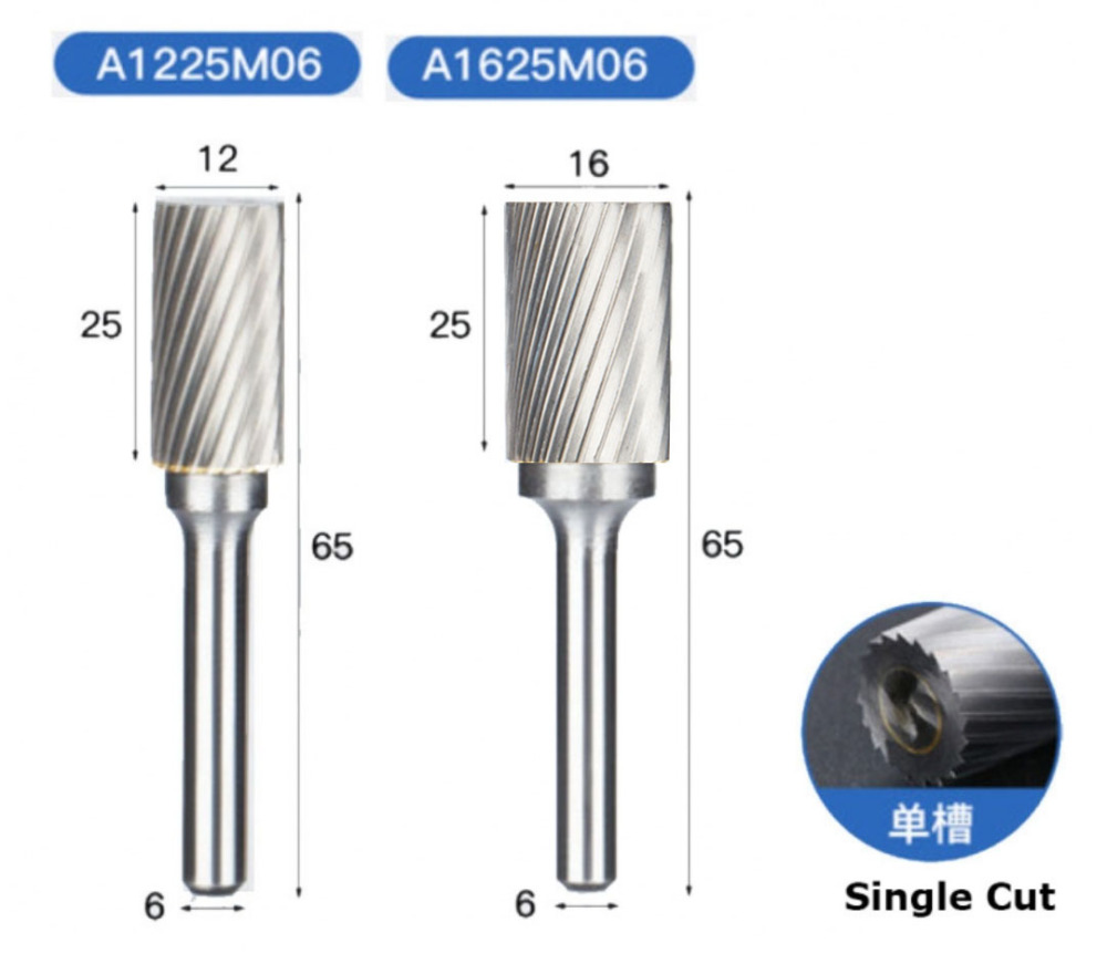 Carbide Rotary Burr Drill Bits File & Rasp Tungsten Steel Dia Grinder