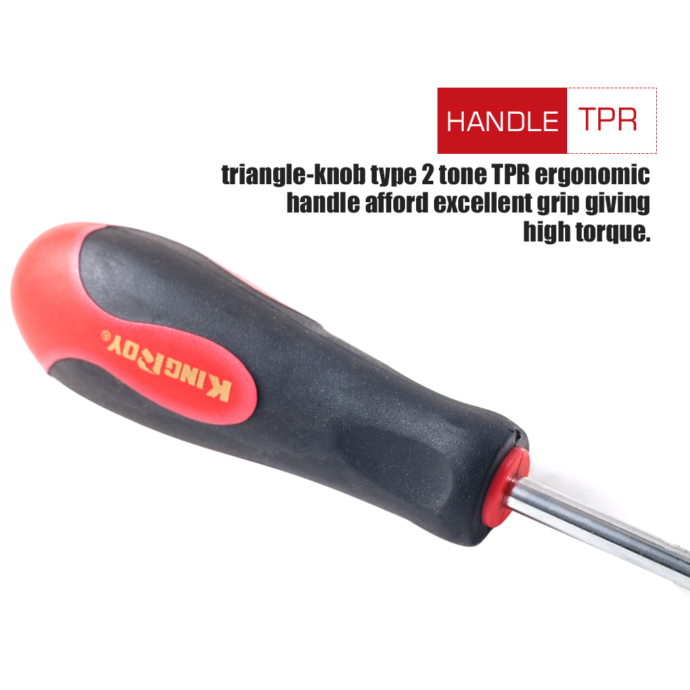 Ergo-grip Handle 4" Long Reach Shank Bits Holder