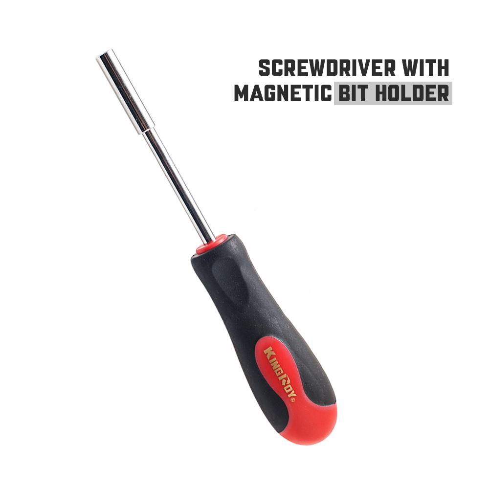 Ergo-grip Handle 4" Long Reach Shank Bits Holder