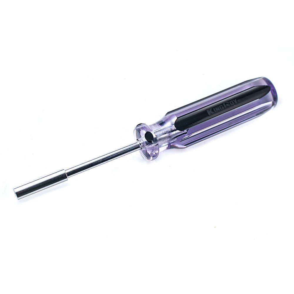 Transparent Crystal Plastic Handle 100mm Long Reach Shank Bits Holder