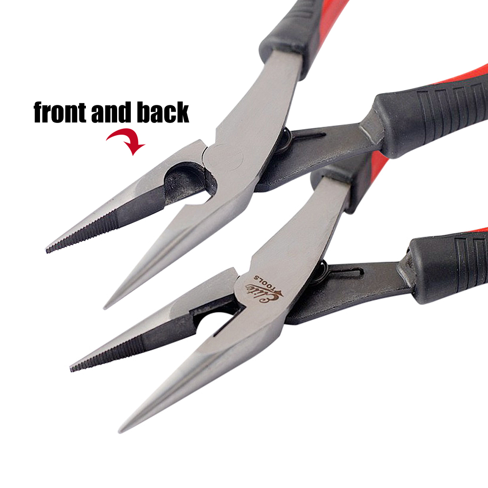 Professional Spring Loaded Long Nose Pliers Wire Wrapping