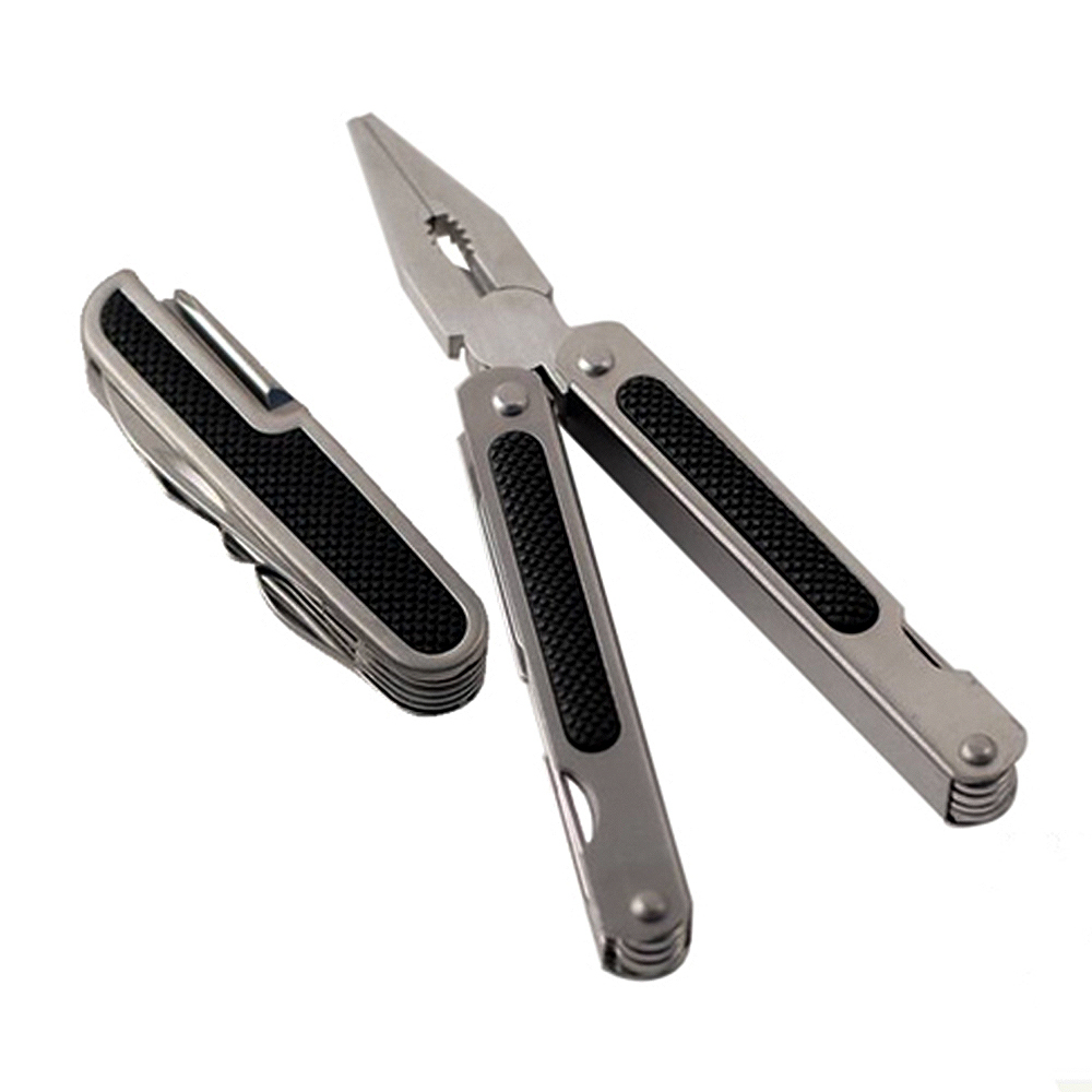 Multi-tool Function and Folding Pocket Knife & Pliers 2pc Set