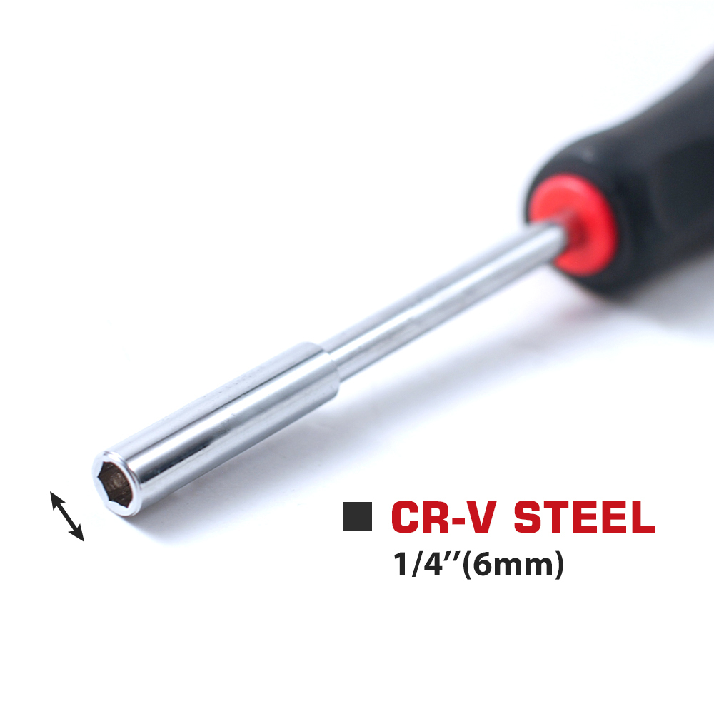 Ergo-grip Handle 4" Long Reach Shank Bits Holder