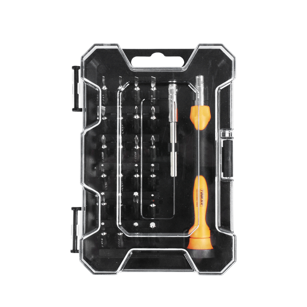 22pc Precision Screwdriver Set: Pentalobe 0.8 & 1.2mm; Torx T2,3,4,5,6; Phillips Hex Slotted