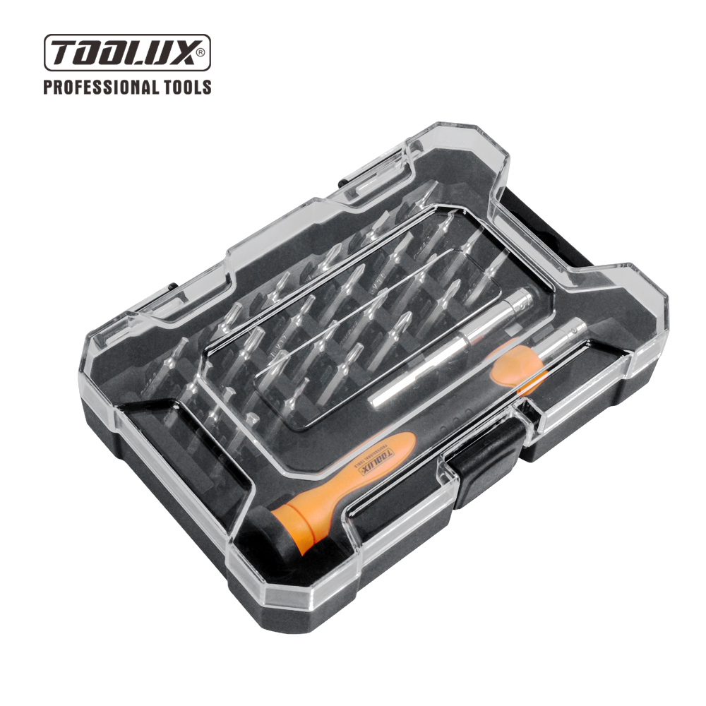 22pc Precision Screwdriver Set: Pentalobe 0.8 & 1.2mm; Torx T2,3,4,5,6; Phillips Hex Slotted