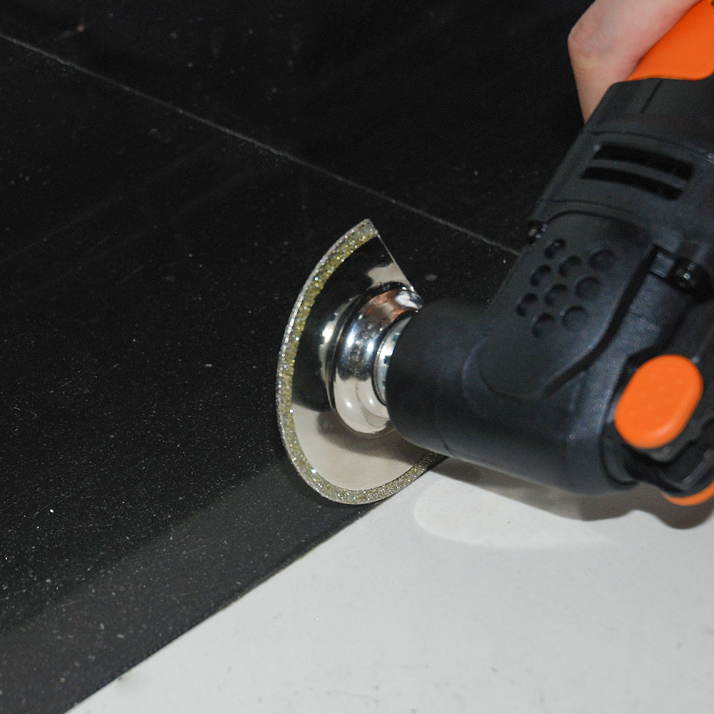 Diamond Carbide Quick Change Function Tool Cutting Ceramic Half Round Multi Machine Saw Blade Dia. 85mm