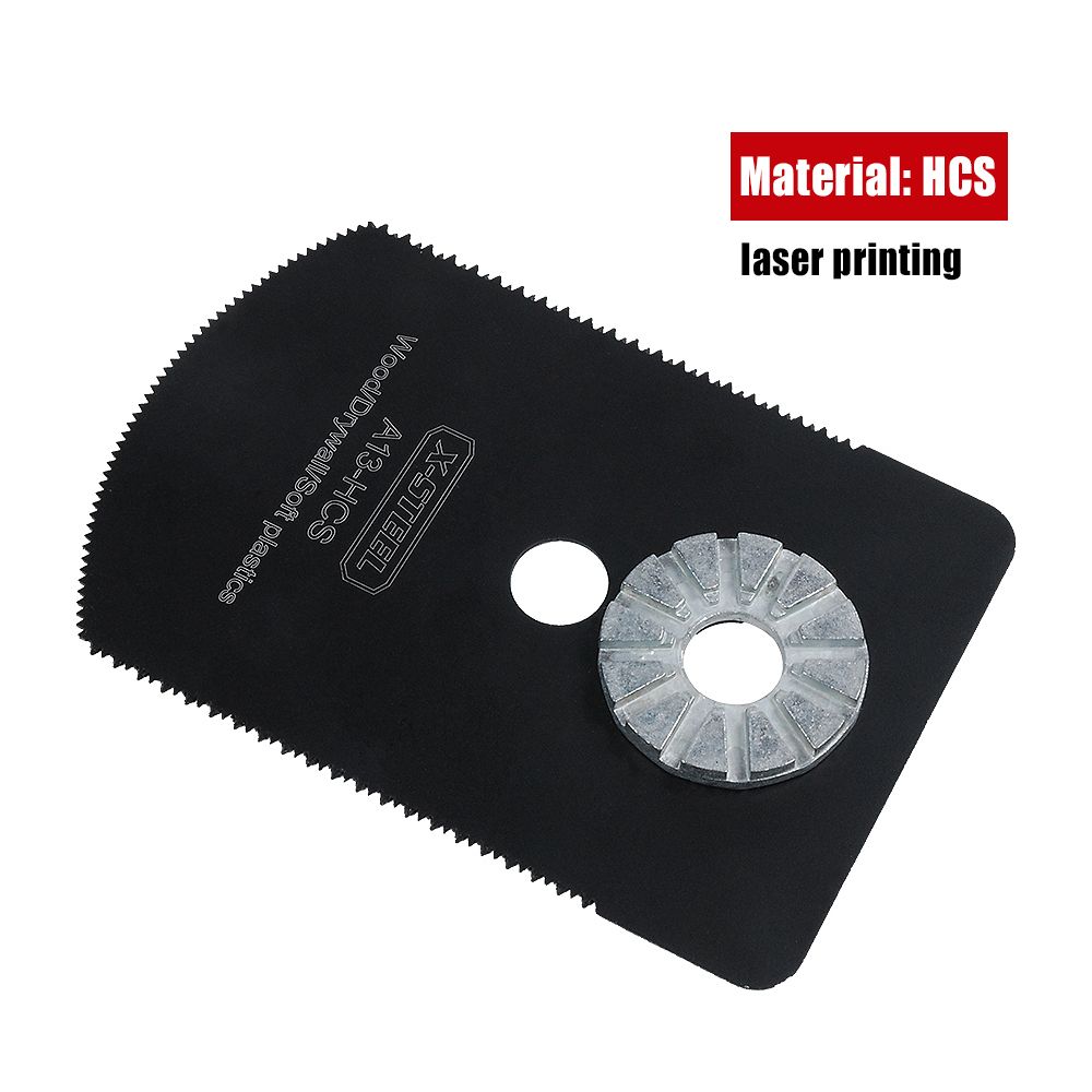 HCS Oscillating Multi Wood Dry wall Soft Plastics Tool Trihedral tooth Carbon Steel Machine Saw Blade 60mm