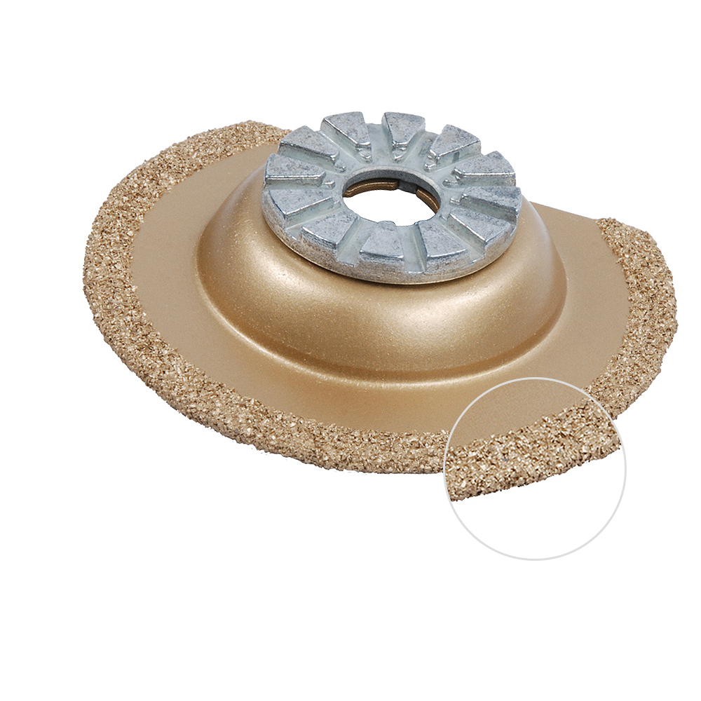Tungsten Carbide YG8 HM-RIFF Quick Change Function Tool Cutting Ceramic Grouting Half Round Multi Machine Saw Blade