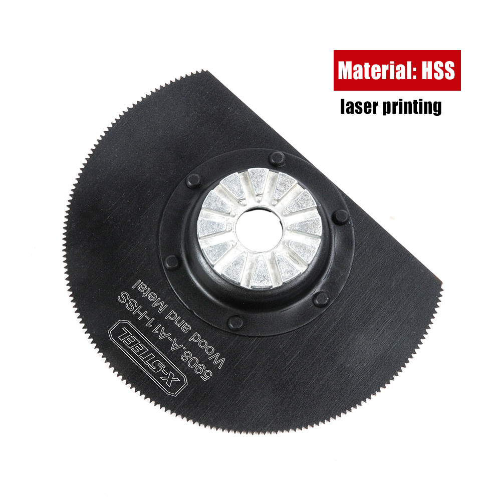 HSS Wood and Metal Oscillating Multi Wood working Tool Half Round Heavy Duty Machine Saw Blade Dia. 85mm