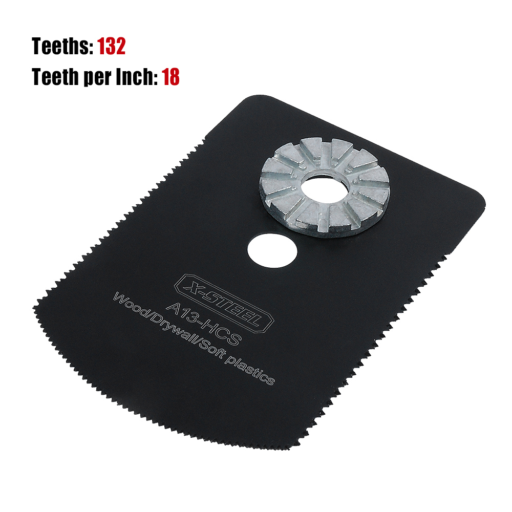 HCS Oscillating Multi Wood Dry wall Soft Plastics Tool Trihedral tooth Carbon Steel Machine Saw Blade 60mm