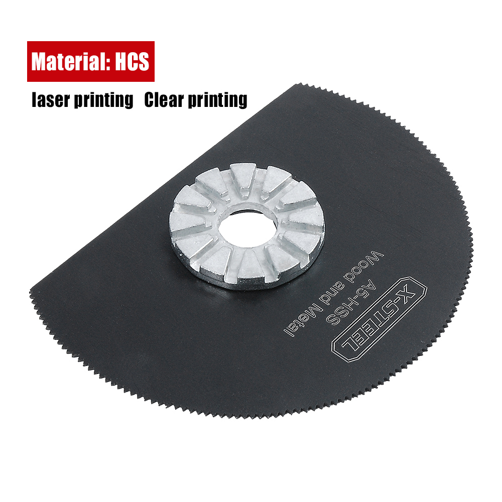 80mm Dia HSS Bi-Metal Wood & Metal Oscillating Multi Wood working Tool Half Round Heavy Duty Machine Saw Blade