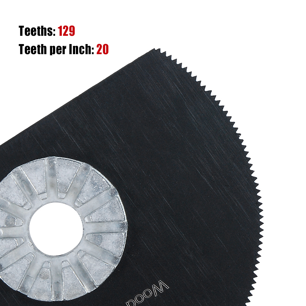 80mm Dia HSS Bi-Metal Wood & Metal Oscillating Multi Wood working Tool Half Round Heavy Duty Machine Saw Blade