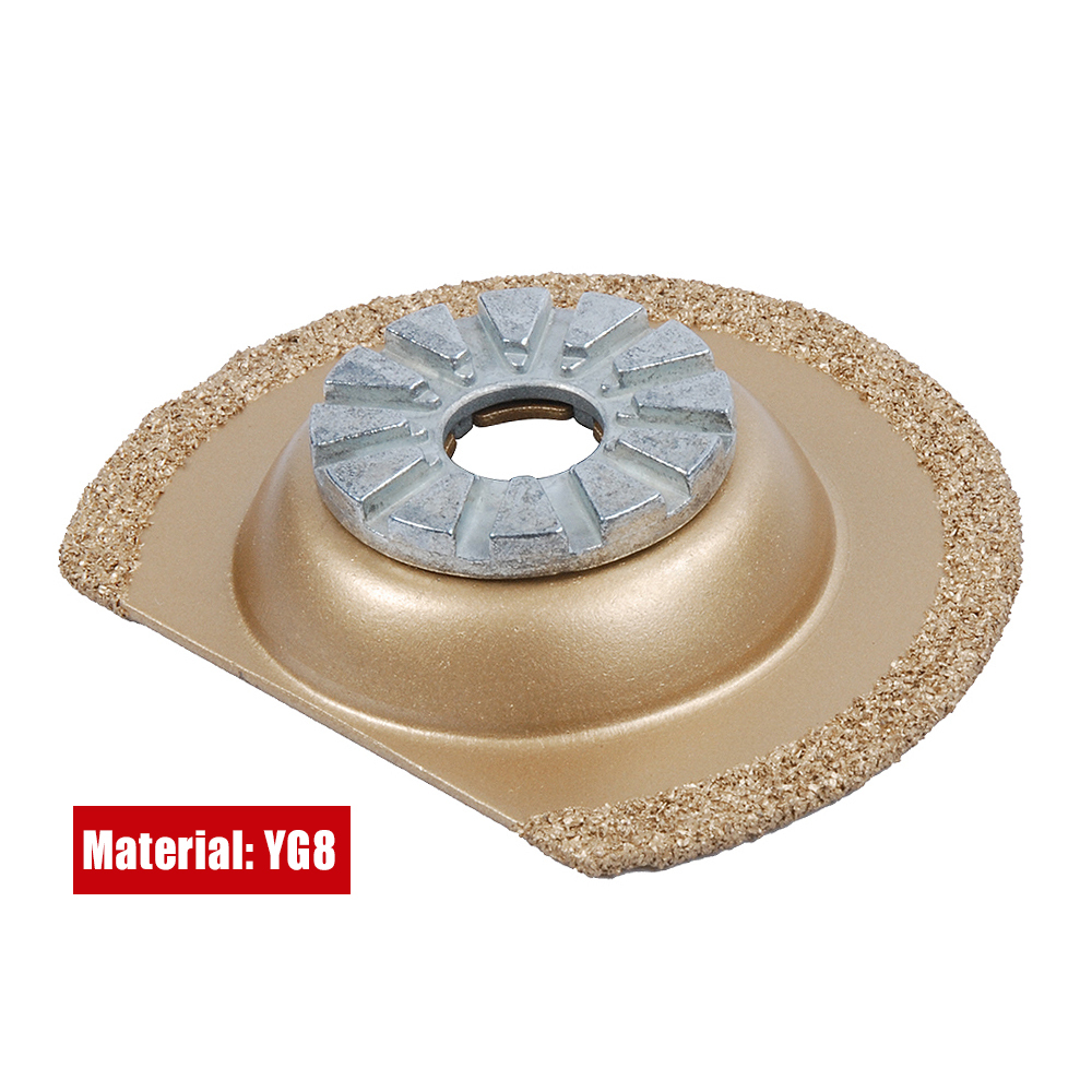 Tungsten Carbide YG8 HM-RIFF Quick Change Function Tool Cutting Ceramic Grouting Half Round Multi Machine Saw Blade