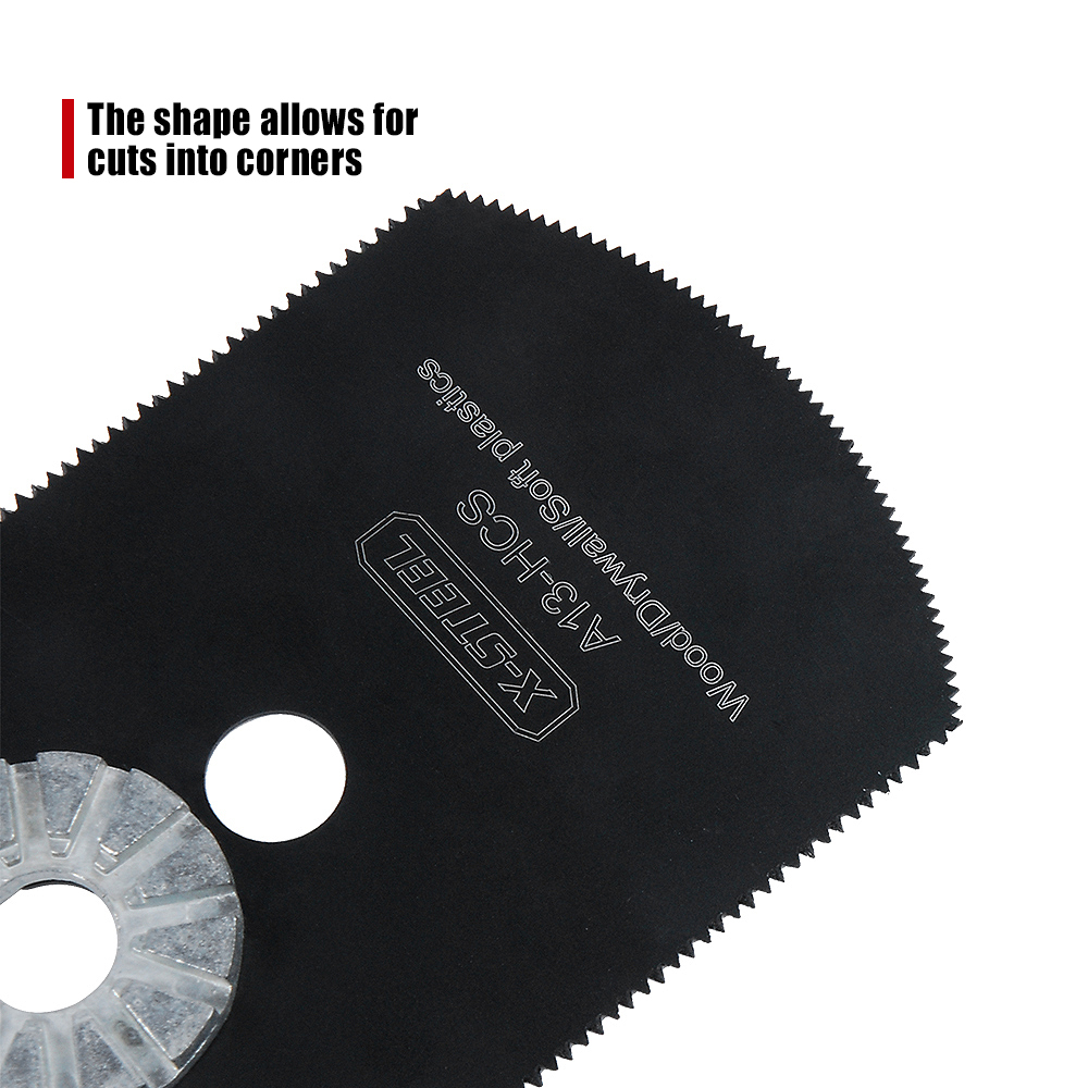 HCS Oscillating Multi Wood Dry wall Soft Plastics Tool Trihedral tooth Carbon Steel Machine Saw Blade 60mm