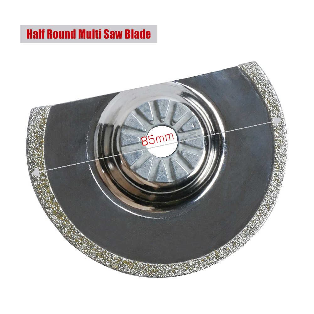 Diamond Carbide Quick Change Function Tool Cutting Ceramic Half Round Multi Machine Saw Blade Dia. 85mm
