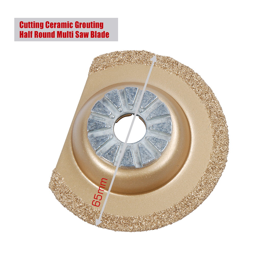 Tungsten Carbide YG8 HM-RIFF Quick Change Function Tool Cutting Ceramic Grouting Half Round Multi Machine Saw Blade