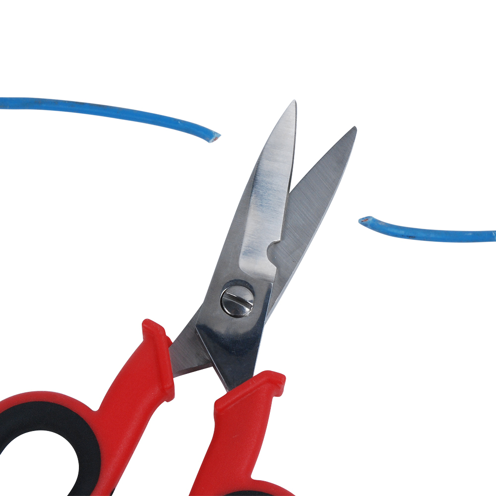145mm Multifunctional Stainless Steel Fiber Optic Hand Tool Electrical Scissors wire cutter