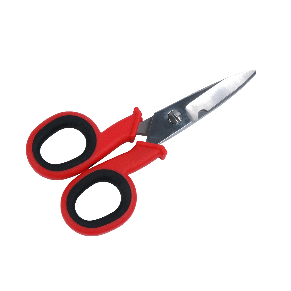 145mm Multifunctional Stainless Steel Fiber Optic Hand Tool Electrical Scissors wire cutter