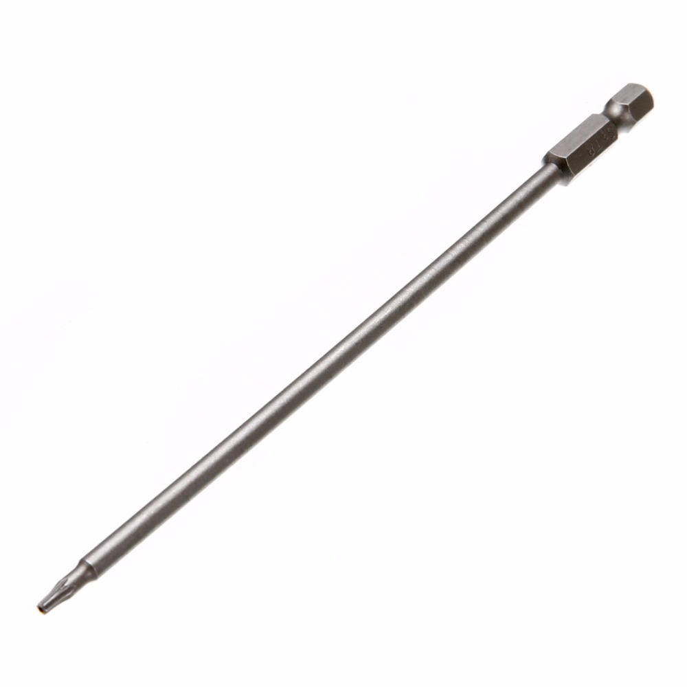 150mmL S2 Steel Magnetic Torx Head Screw Driver Security Tamper Proof Star 1/4" Quick Change Shank