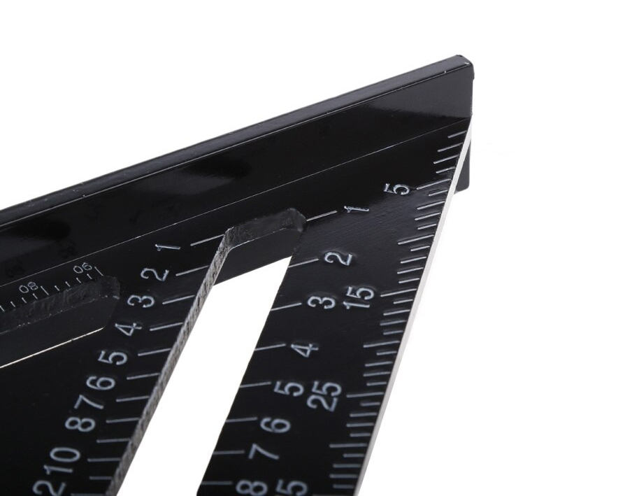 7'' Aluminium Speed Metric/Imperial Square Carpenter's Rafter Triangle Angle Protractor Layout Tool