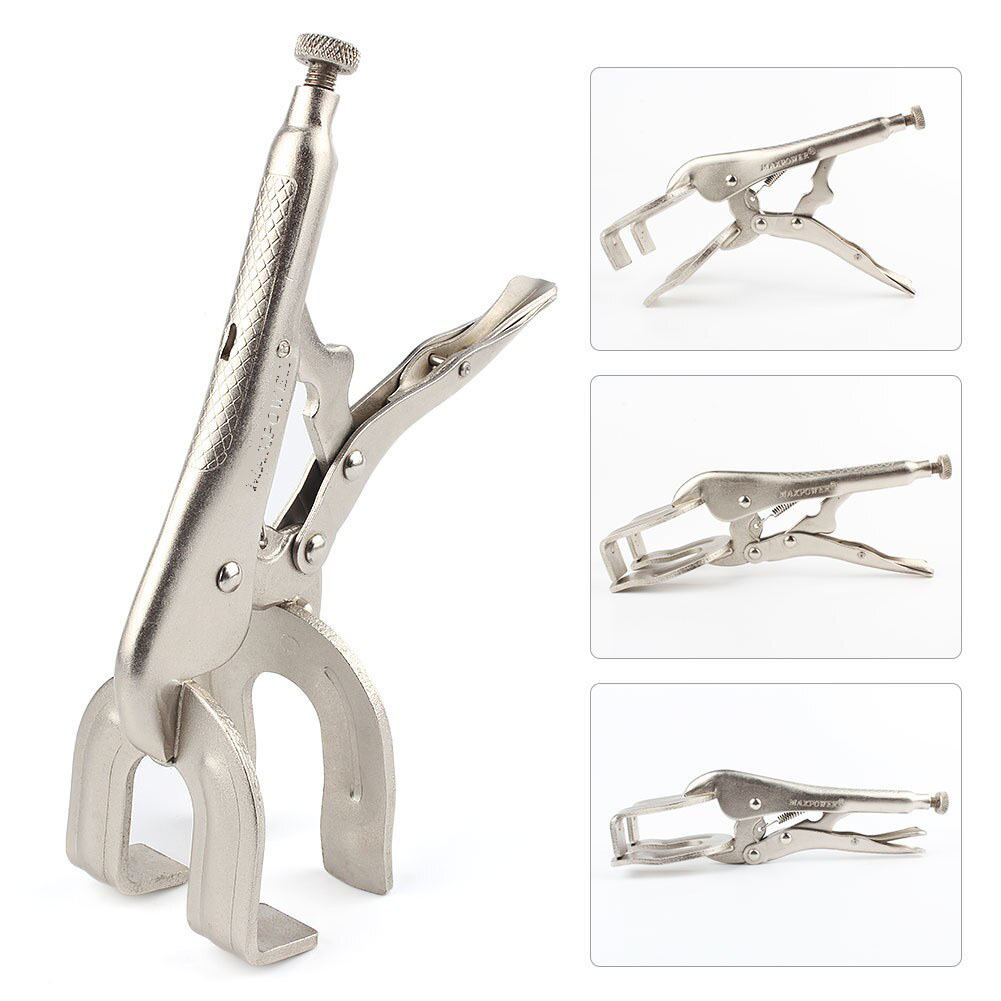 Welding Locking U-Clamp U Shape Locking Pliers Sheet Metalworking Auxiliary Tool