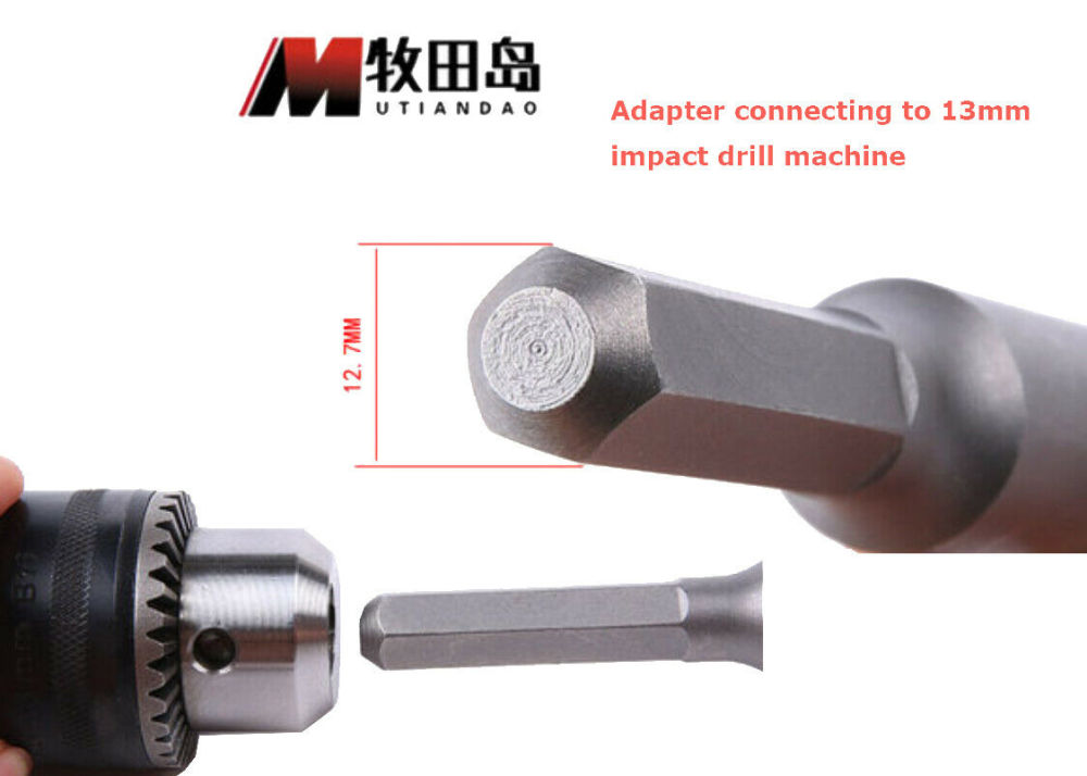 Core Shank Shaft Drill Bit Arbor Adapter for Concrete Hole Saw 110/260/330mmL