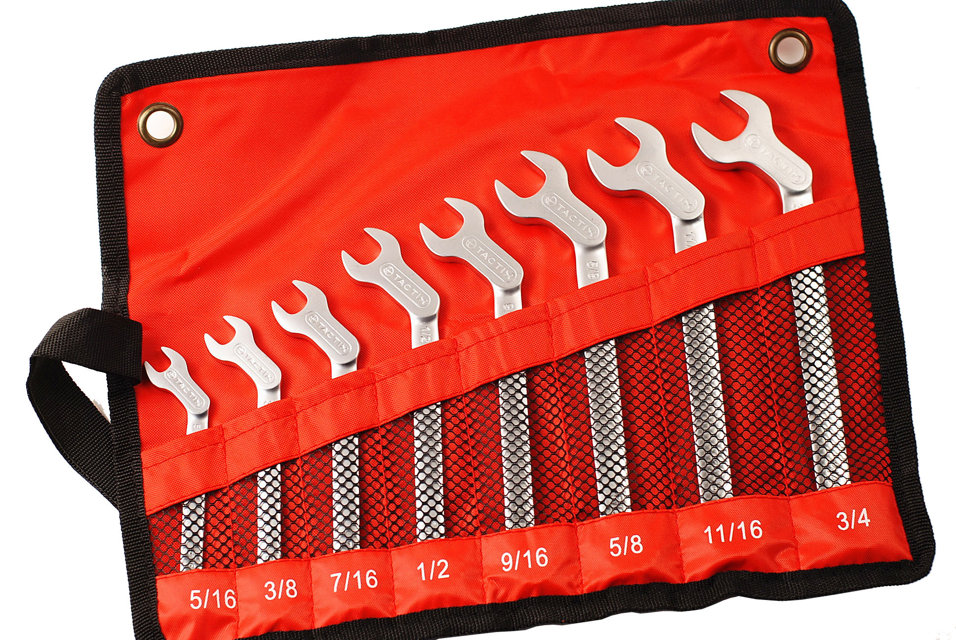 45 Degree Angle Open Spanner Combination 12pt Multi-Tooth Gear Lock Ring Wrench Set