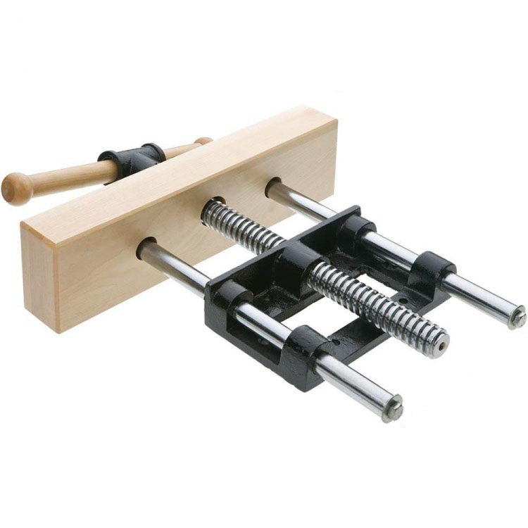 Woodstock Cabinet Maker's Front Vise Bench Vice 7" Steel & Cast Iron Structure
