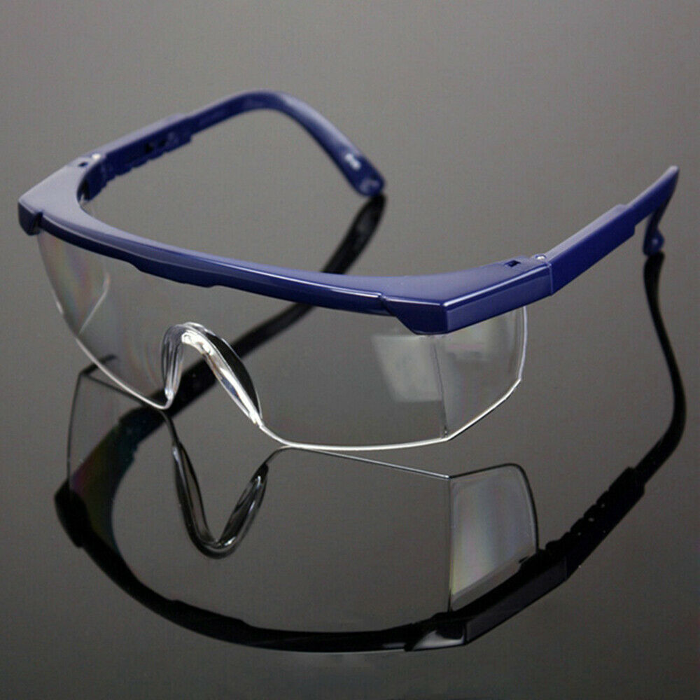 2pc-pack Safety Spectacles Eyewear Glasses Eyeglass Adjust Arm UV Protect