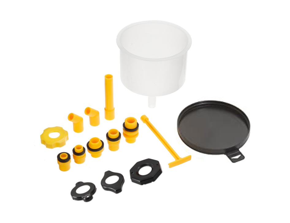 15pc Car Radiator Coolant Refill Funnel Kit Cooling System Tool