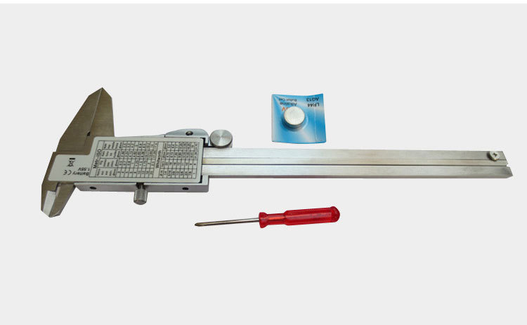 0.01mm Accuracy Digital Stainless Steel Vernier Caliper with Large LCD Window 6"/8"