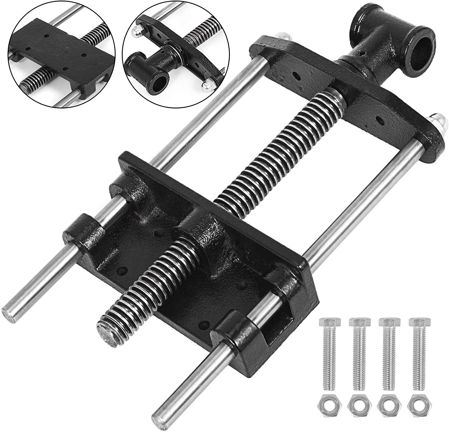 Woodstock Cabinet Maker's Front Vise Bench Vice 7" Steel & Cast Iron Structure