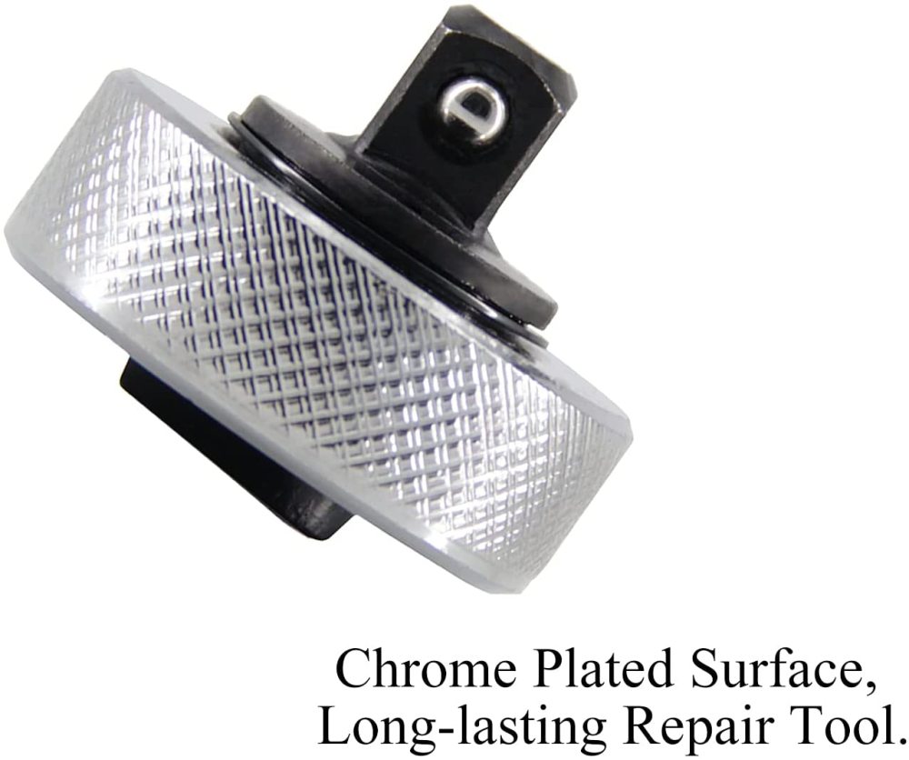 Reversible Thumbwheel Palm Stubby Ratchet Wrench Socket Drive Handle Option: 1/4"-3/8"-1/2"