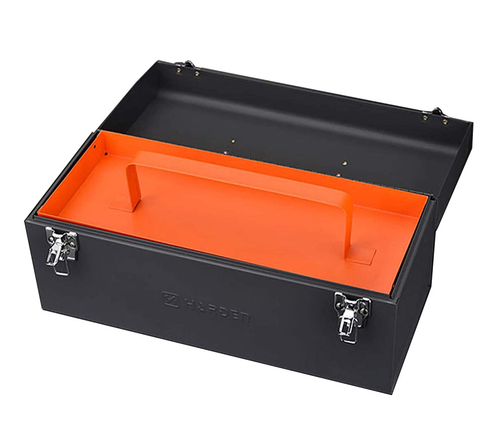 Harden Tools 520102 17" 430x180x190mm Hip Roof Tool Box Portable Heavy Duty Steel Tray
